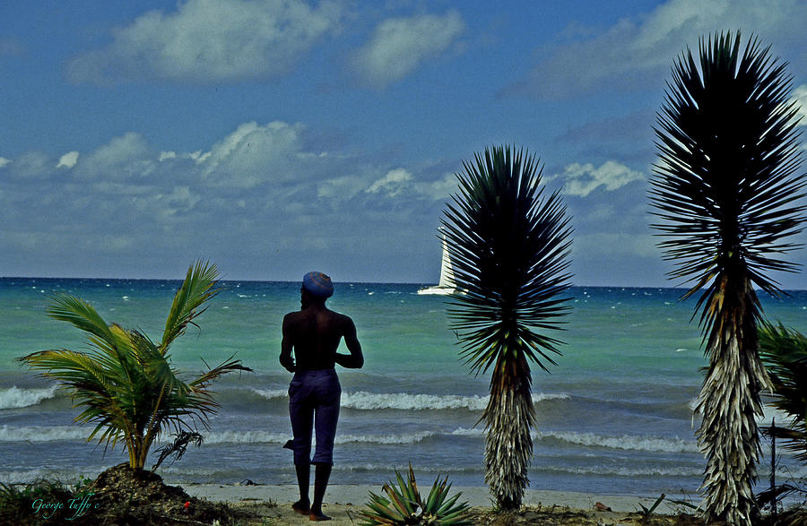 Jamaica beach Photograph by George Tuffy