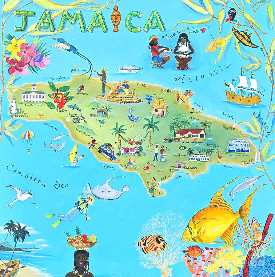 Jamaica Painting by Virginia Ann Hemingson