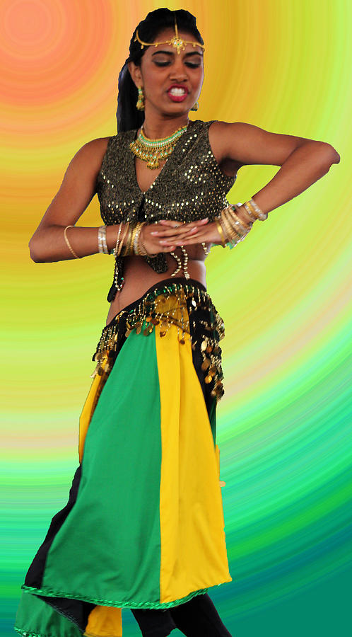 Jamaican Belly Dancer Photograph by Audrey Robillard