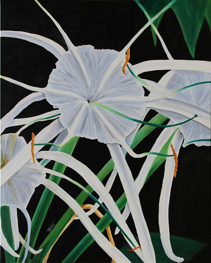 Flower Painting - Jamaican Flower  by Roger Feltman