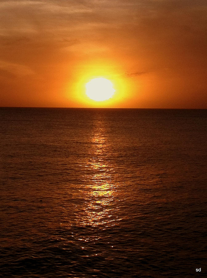 Jamaican Sunset Photograph by Sarah Donald