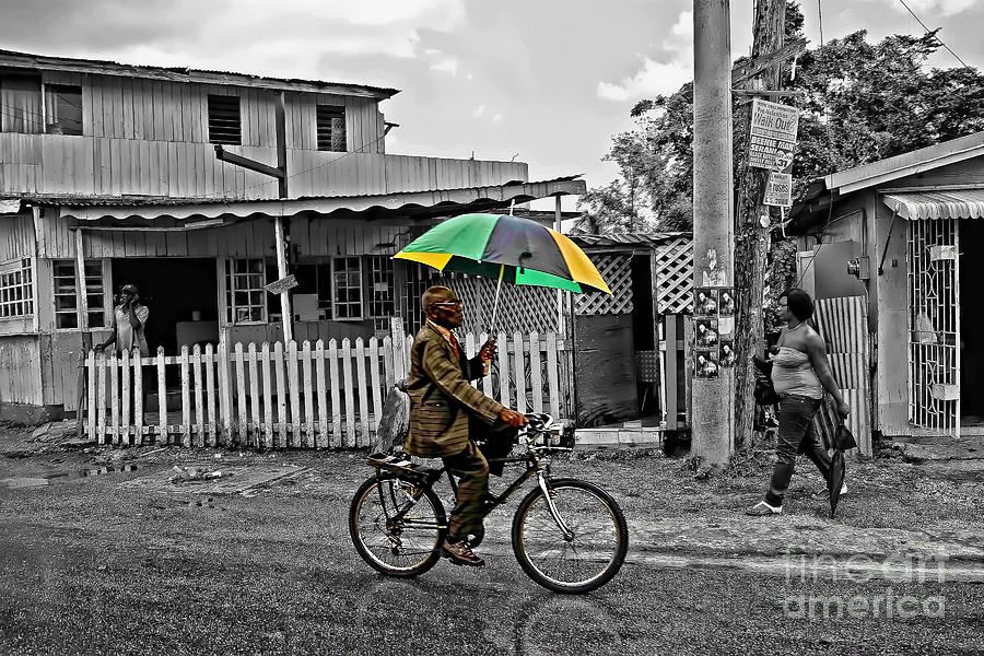 Jamaican Umbrella Photograph by Olga Hamilton