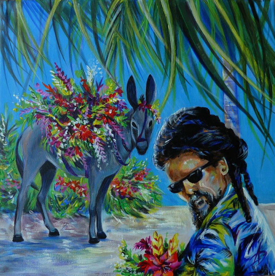 Flower Painting - Jamaica.Part One by Anna  Duyunova