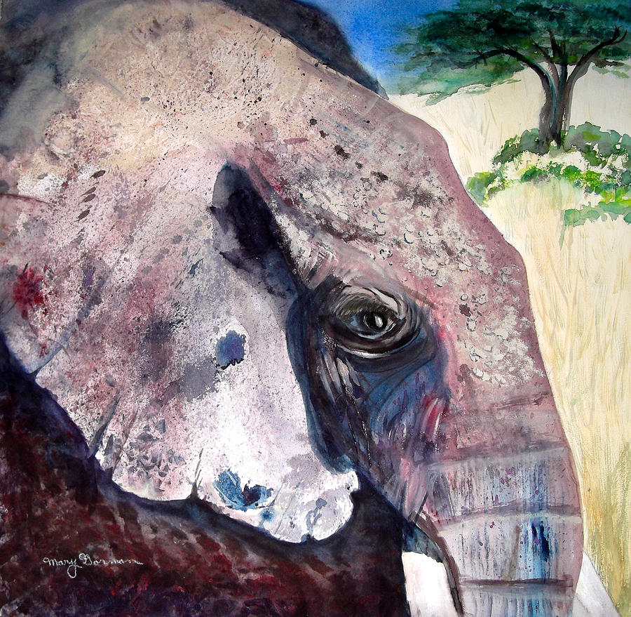 Jambo Painting by Mary Gorman