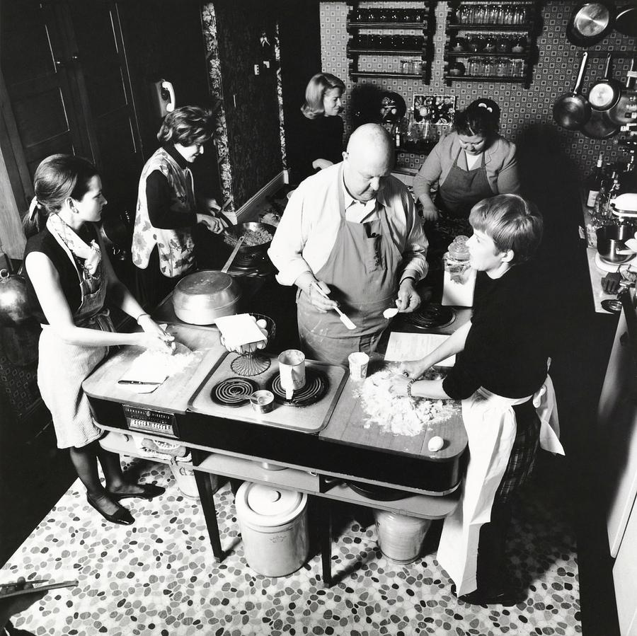 James Beard Teaching Students Photograph by Ernst Beadle James Beard Teaching Students Photograph by Ernst Beadle