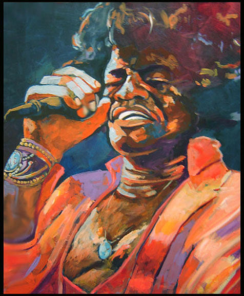 James Brown Painting by Beverly Bell - Pixels