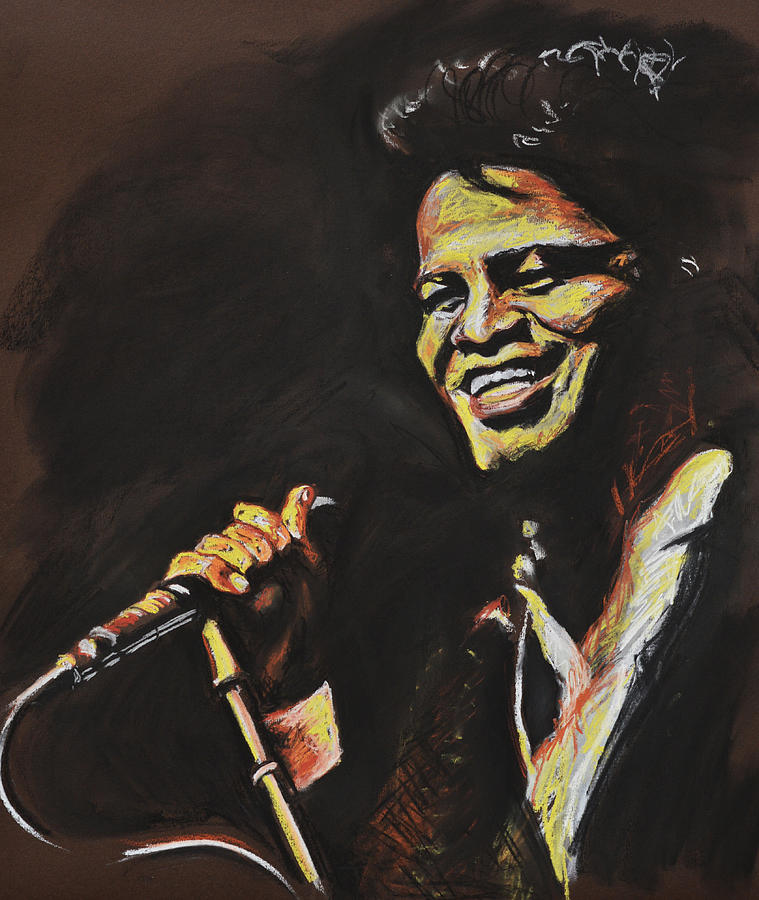 James Brown Painting by Melissa O Brien