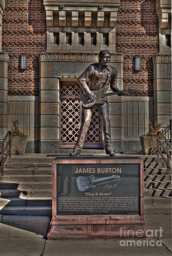 Music Photograph - James Burton by Hilton Barlow
