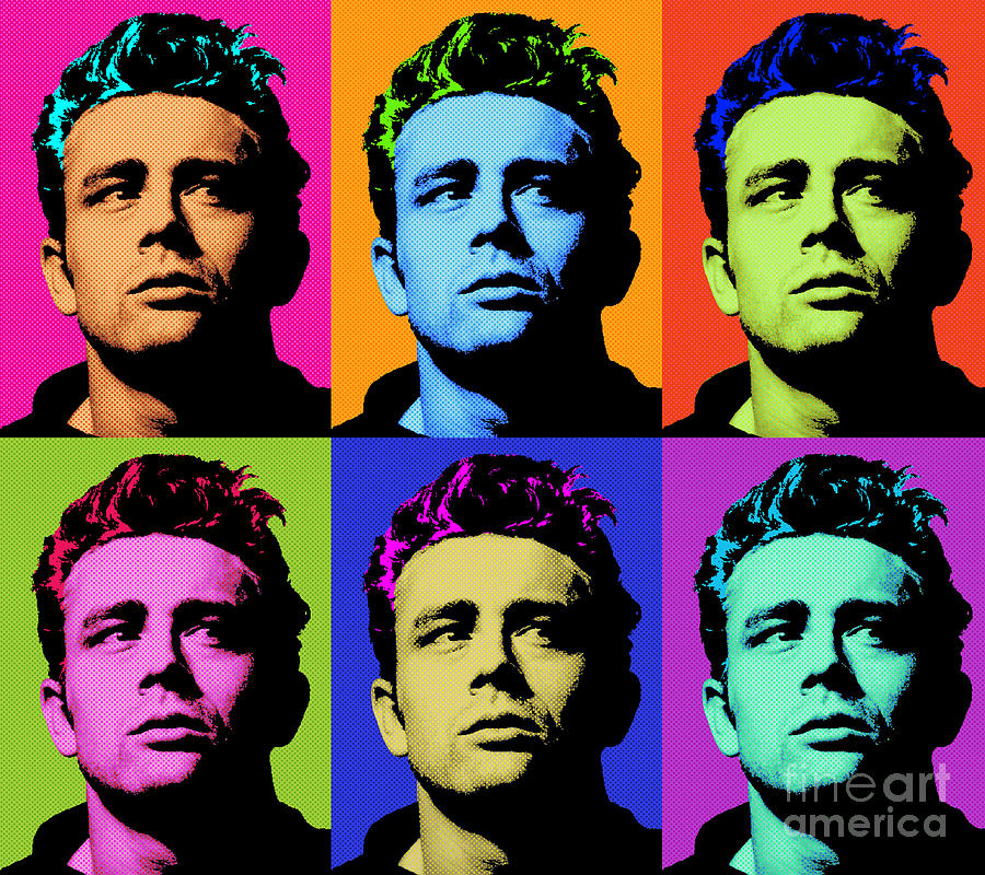 James Dean Digital Art - James Dean 006 by Bobbi Freelance