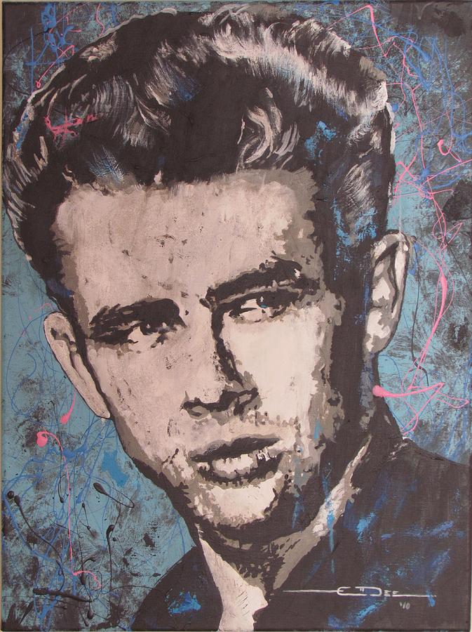 James Dean Blues Painting by Eric Dee