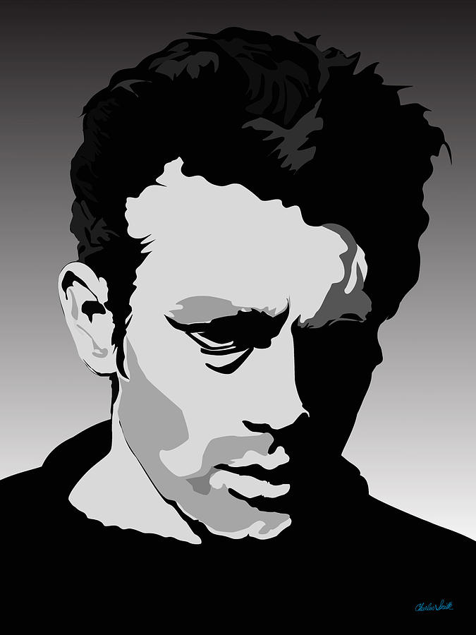 Hollywood Painting - James Dean by Charles Smith