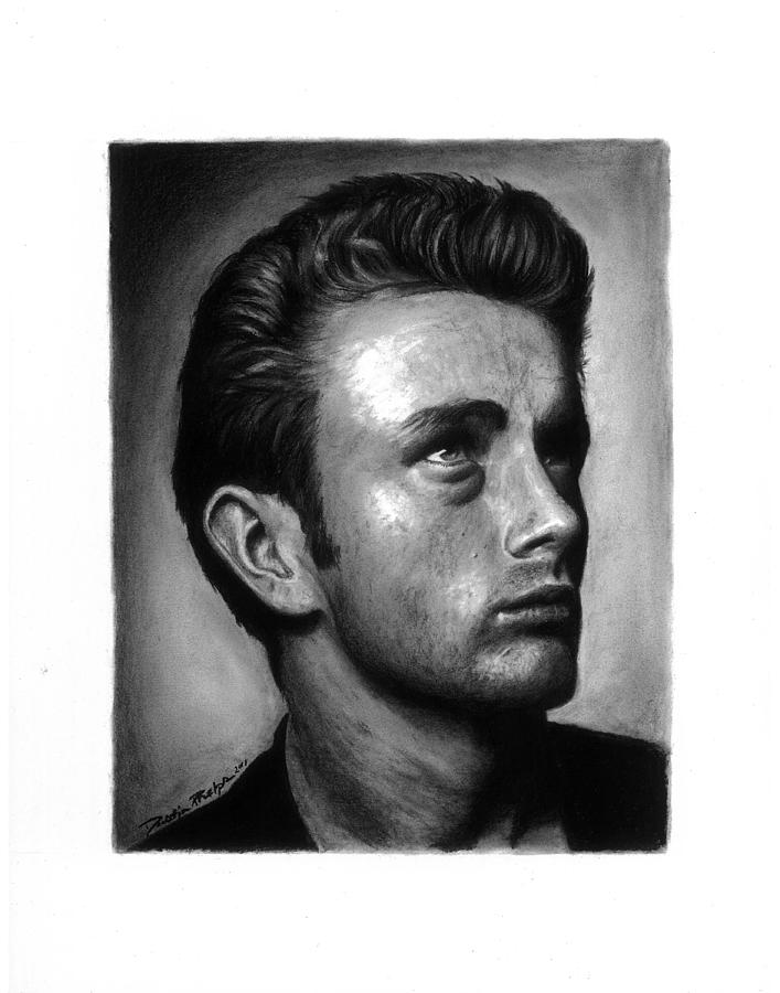 James Dean Drawing by Dustin Phelps Fine Art America