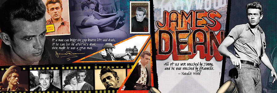 James Dean Photograph - James Dean Panoramic by Retro Images Archive