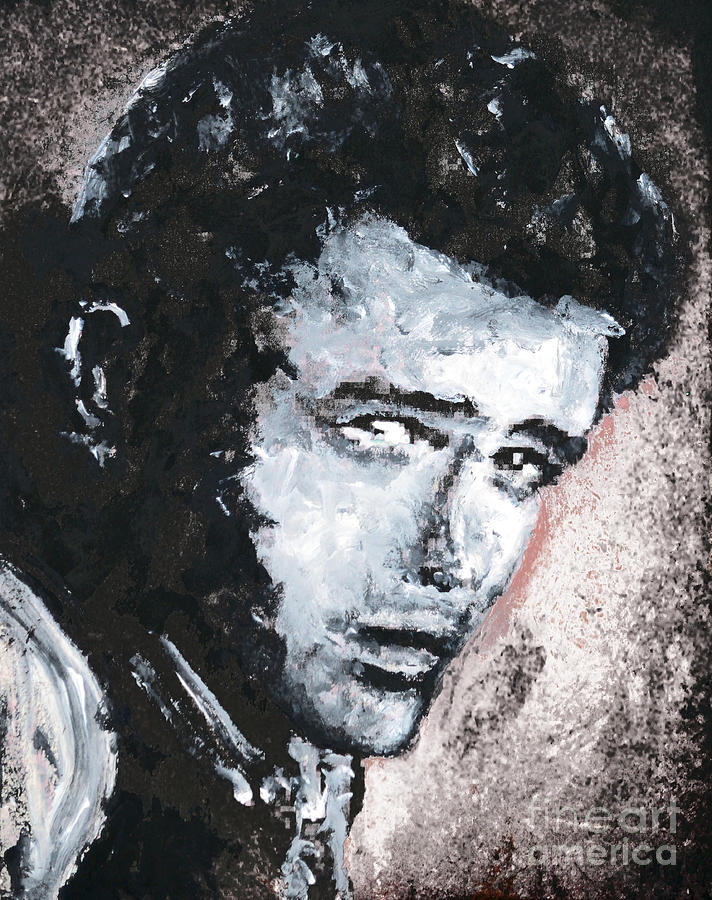 James Dean Painting - James Dean The Man From Fairmount by Alys Caviness-Gober