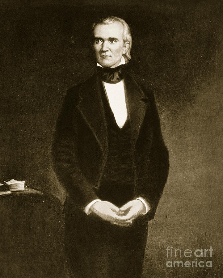 James K Polk Painting by George Healy - Fine Art America