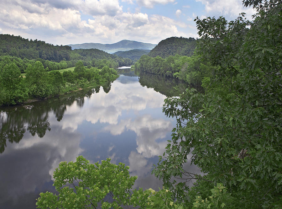 James River Blue Ridge Parkway Virginia Photograph by Tim Fitzharris
