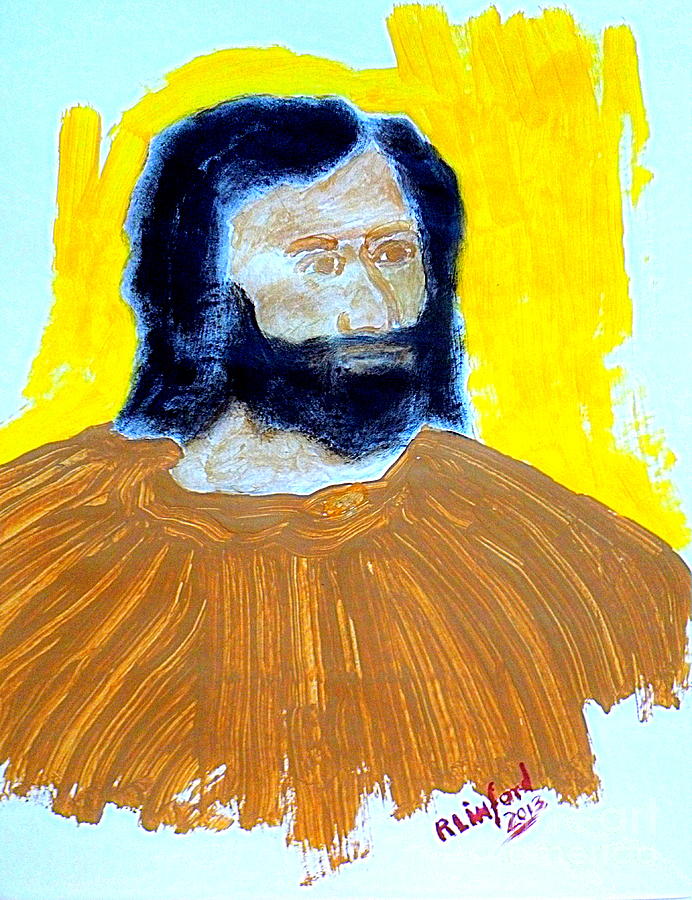 James the Apostle son of Zebedee 1 Painting by Richard W Linford
