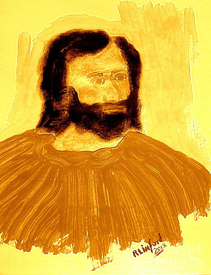 James the Apostle son of Zebedee 2 Painting by Richard W Linford