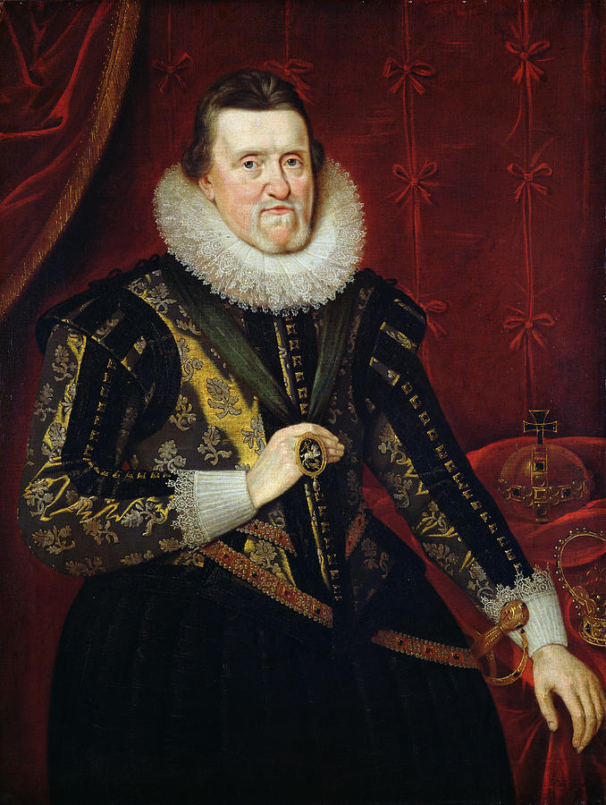 James Vi Of Scotland And I Of England And Ireland 1566 1625 Oil On