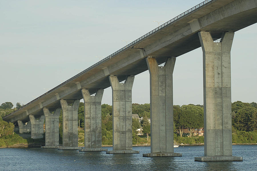 Jamestown Bridge Newport RI Photograph by Colleen Halvorsen-Sinclair ...