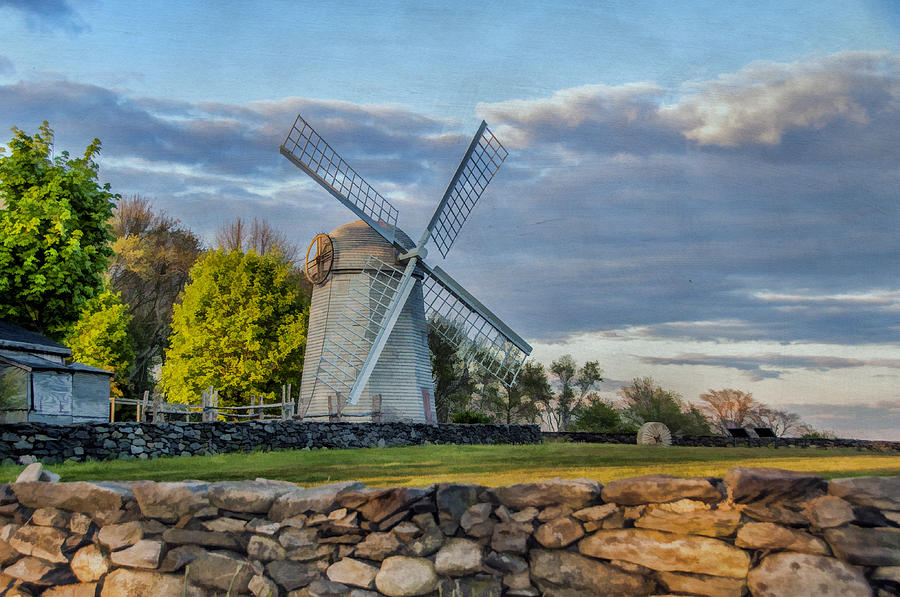 Jamestown Windmill Photograph by Cathy Kovarik