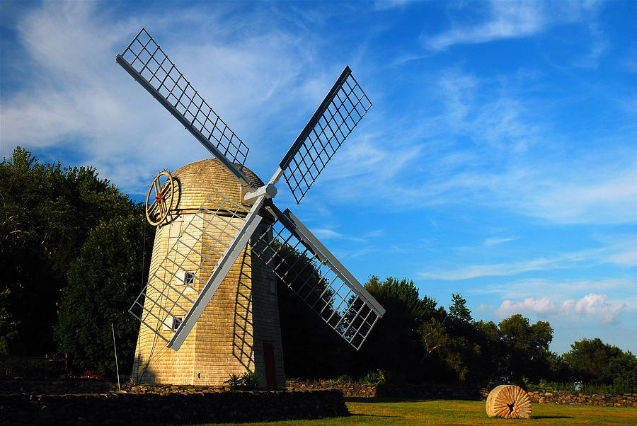 Jamestown Windmill Photograph by James Kirkikis