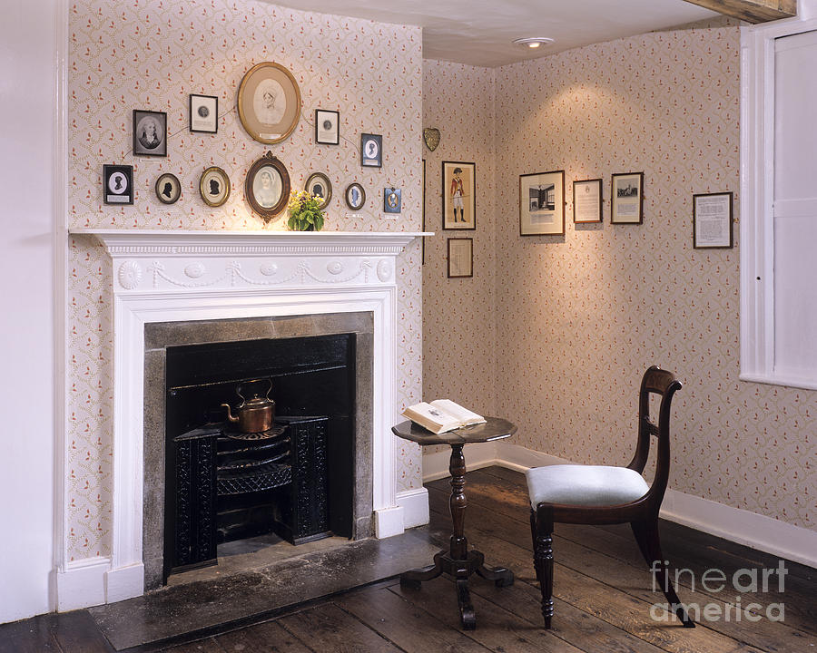 Jane Photograph - Jane Austens writing table by Derek Croucher