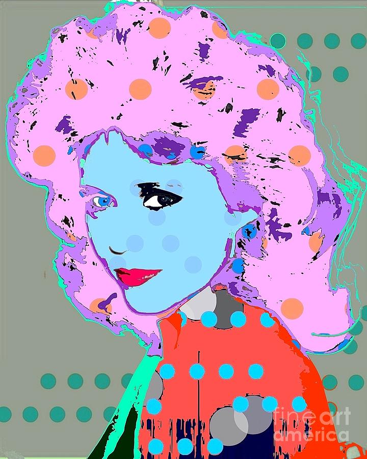 Jane Fonda Digital Art by Ricky Sencion