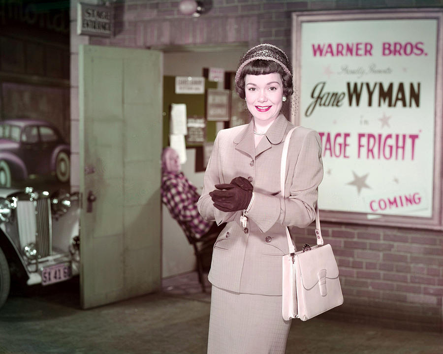 Jane Wyman in Stage Fright  Photograph by Silver Screen