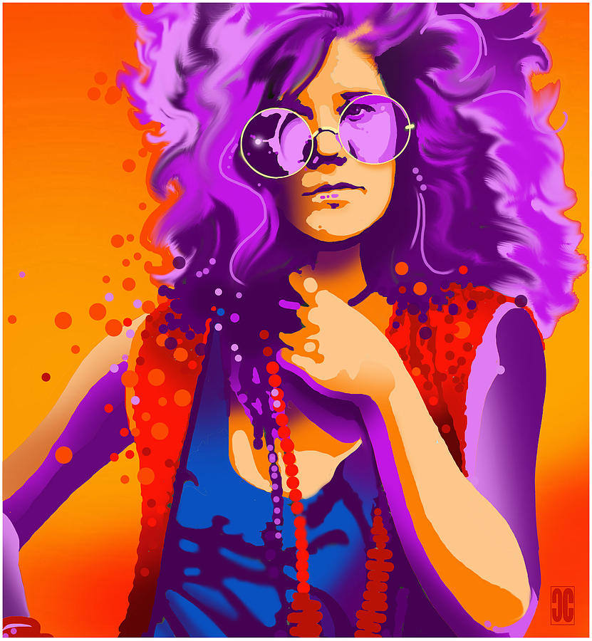 Music Painting - Janis by Craig Carl