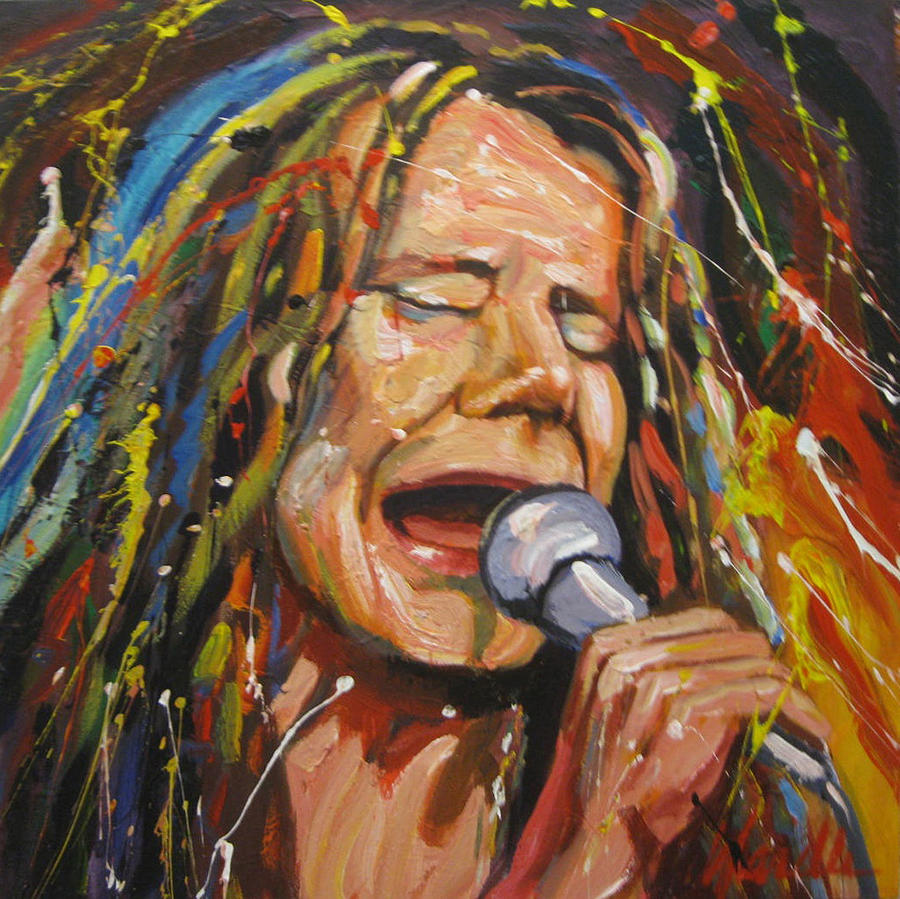 Janis Joplin Painting by Michael Wardle - Fine Art America