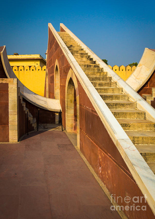 Architecture Photograph - Jantar Mantar by Inge Johnsson