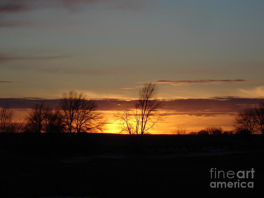 January 13th Sunset Photograph by J L Zarek
