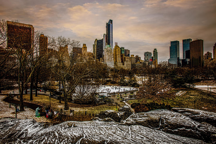 January At Central Park South Photograph by Chris Lord