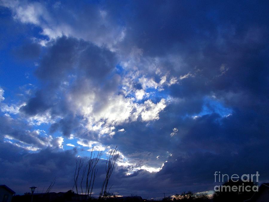 January Clouds Photograph by Jerry Bokowski
