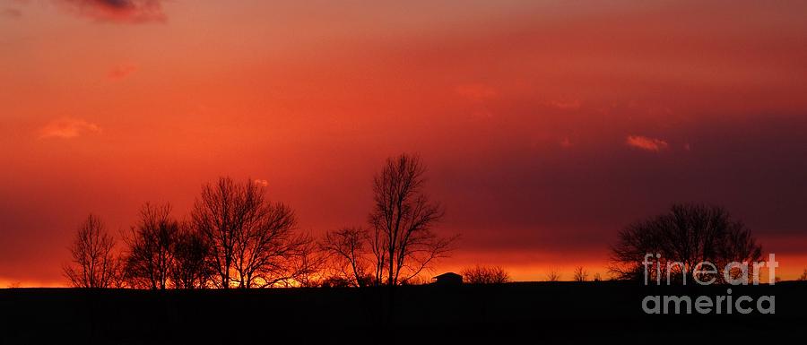 January Evening Skies Photograph by J L Zarek