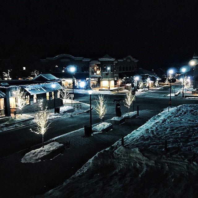 Winter Photograph - #january #ketchum #vibes #nighttime by Cody Haskell