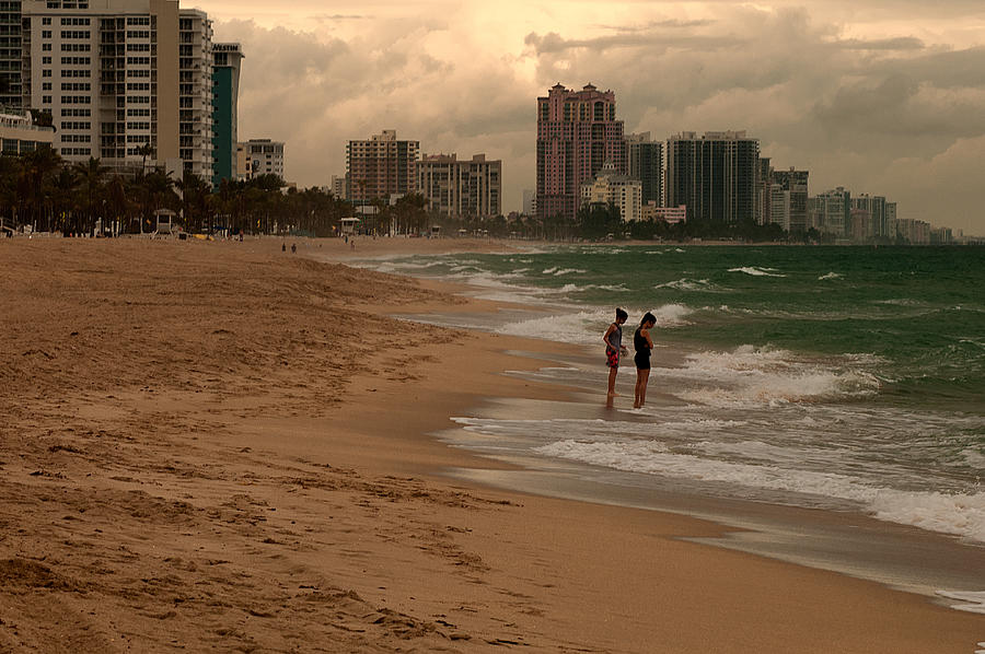 January on Ft Lauderdale Beach Photograph by Paul Mangold