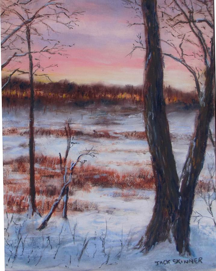 January Sunrise Pastel by Jack Skinner