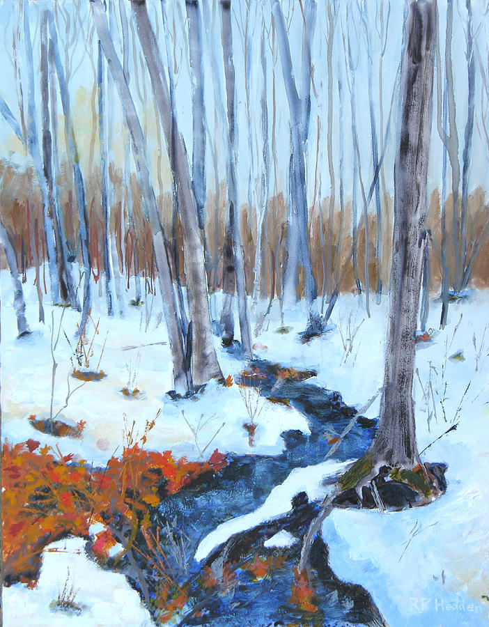 January Thaw Painting by Robert P Hedden - Fine Art America