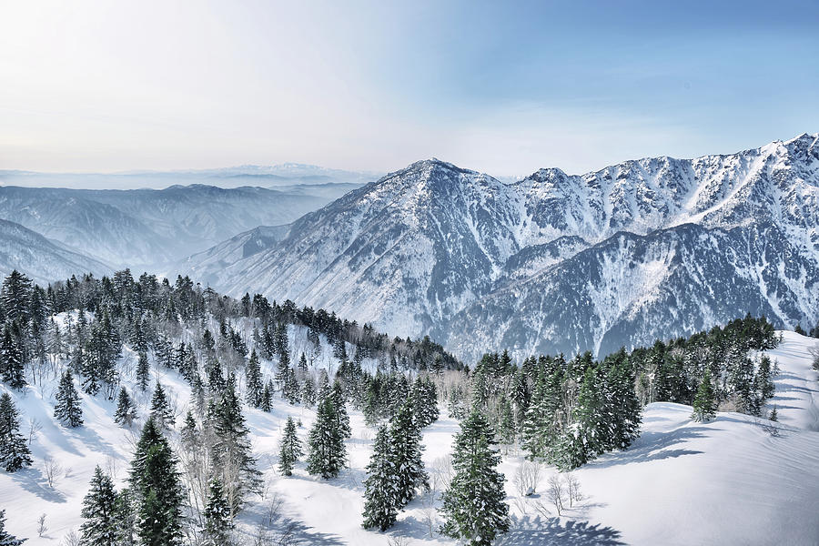 Japan Alps Photograph by Jeff Matsuya