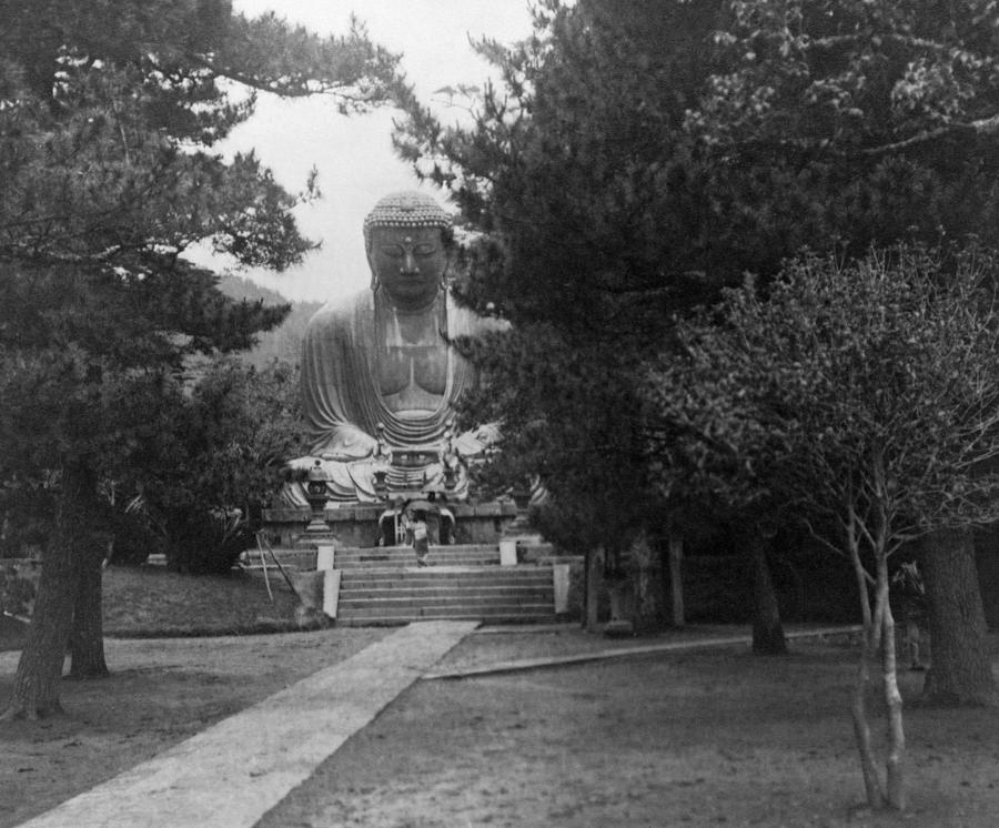 Japan Buddha, 1908 Photograph by Granger