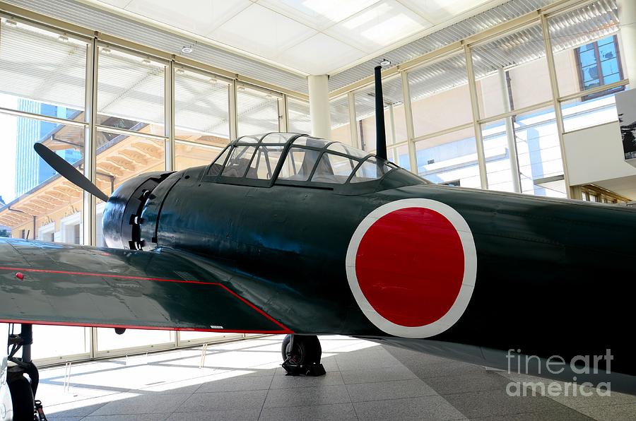Japan Imperial Air Force World War Two Zero fighter airplane Photograph by Imran Ahmed