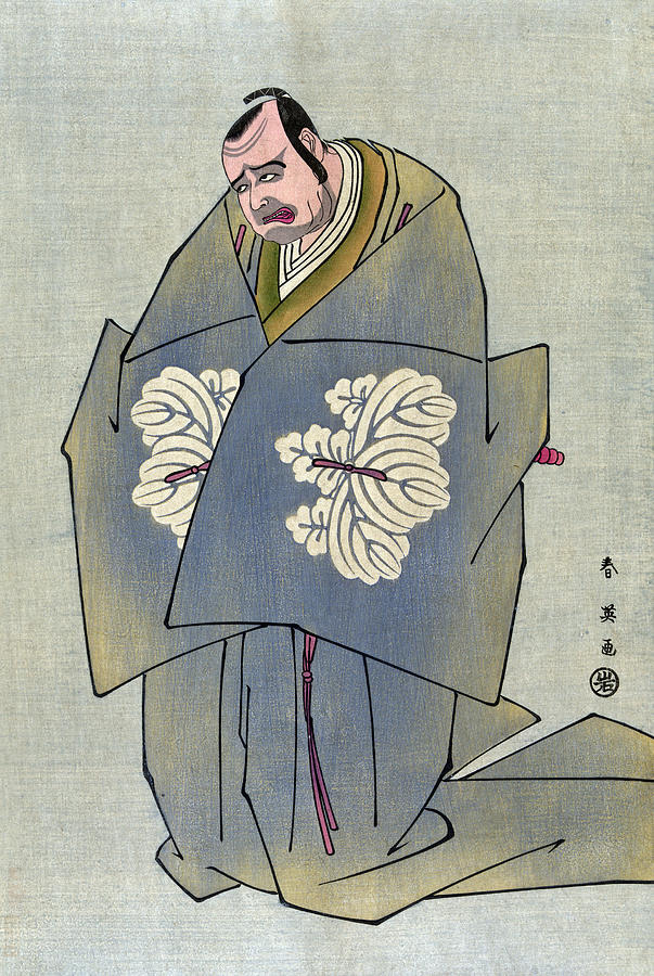 Actor Painting - Japan Kabuki Actor, 1793 by Granger