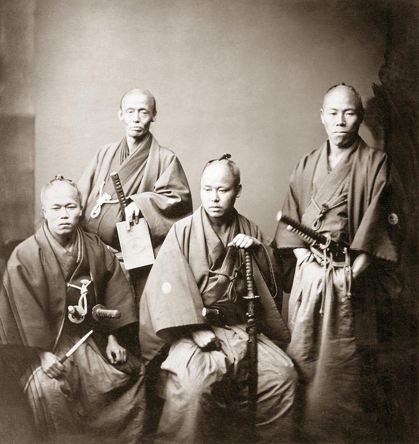 Japan Satsuma Clan, 1863 Photograph by Granger Pixels