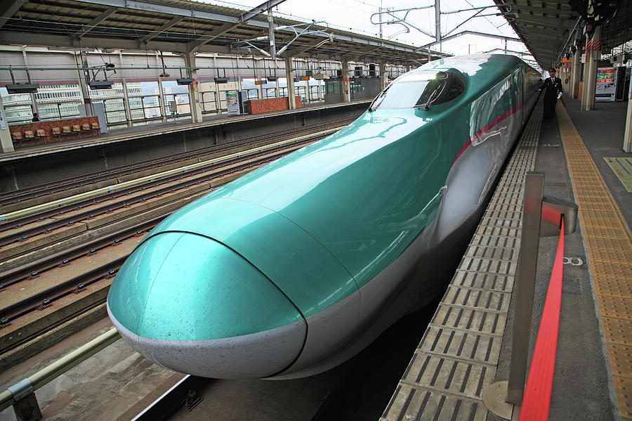 Japan, Shinkansen Photograph by Hiroshi Higuchi