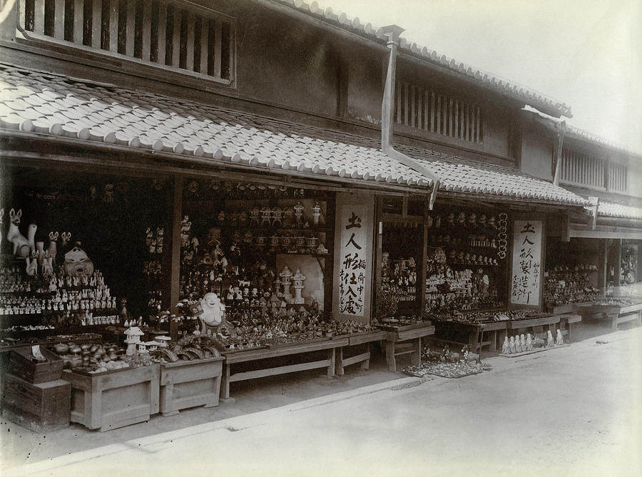 Japan Stores, C1900 Photograph by Granger