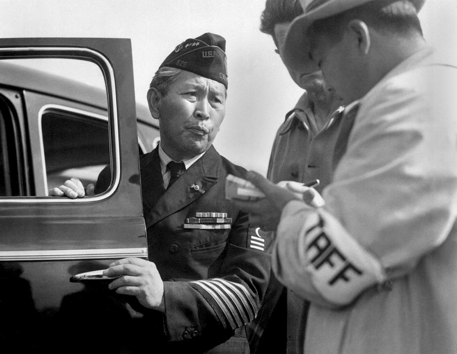 Japanese-american Veteran, Dressed Photograph by Everett