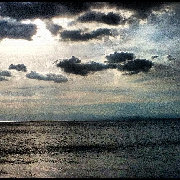 Japanese Beach Mt Fuji In Background Photograph by Caleb DeAthe