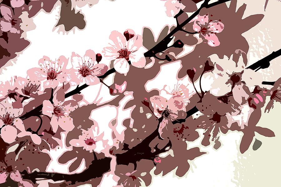 Flower Painting - Japanese Blossom by Sarah OToole